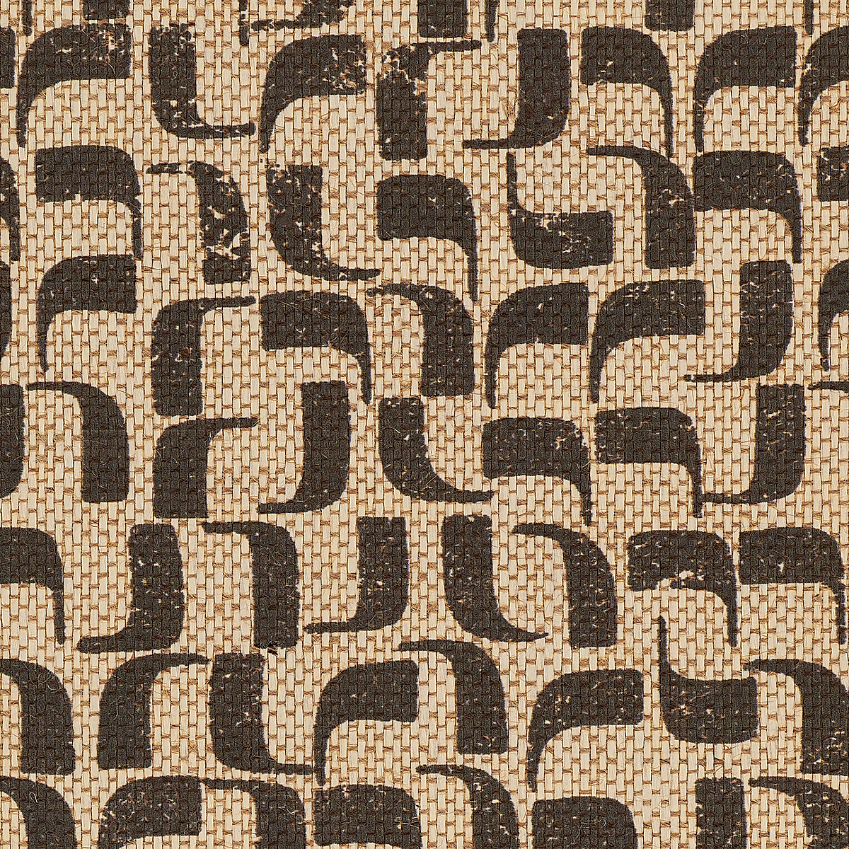 Cocoa Character on Japanese Paper Weave