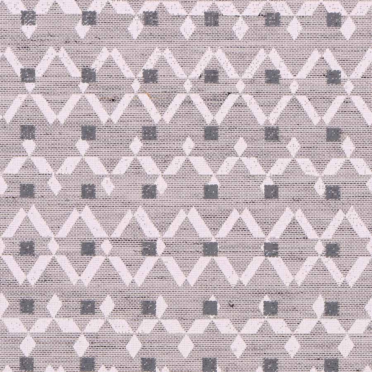 Silver Compass on Canvas Linen
