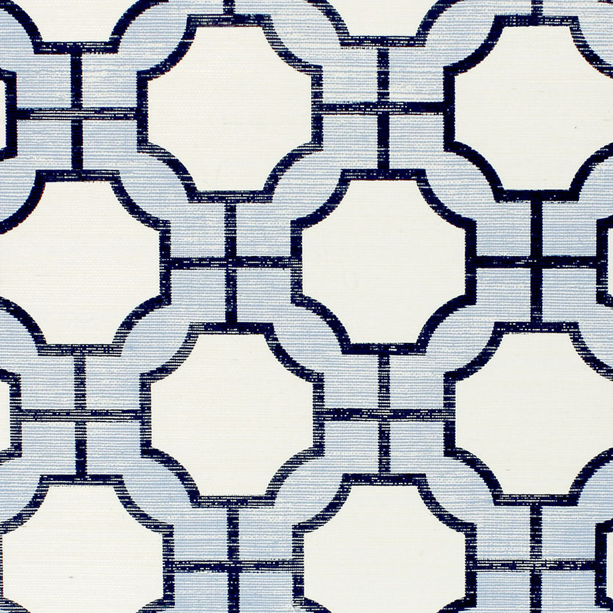 Periwinkle and Navy on Manila Hemp