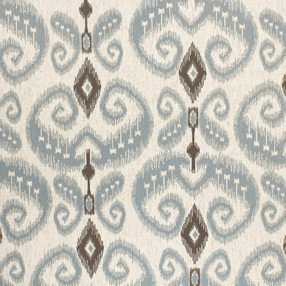 Chocolate and Dove on Classic Linen