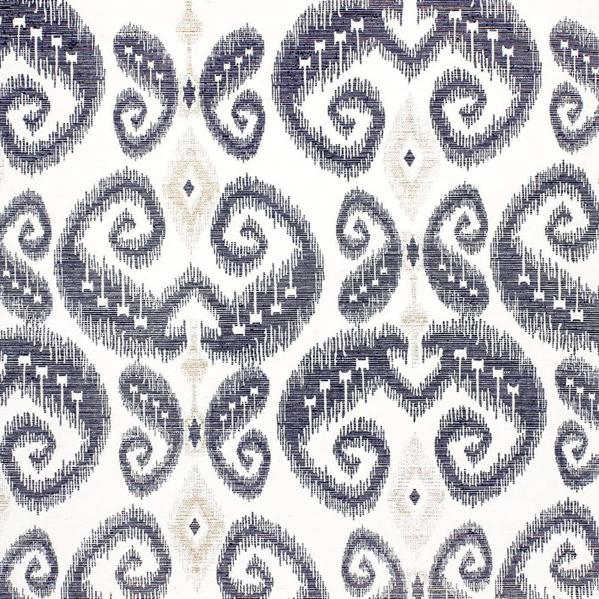 Gold and Navy on Manila Hemp