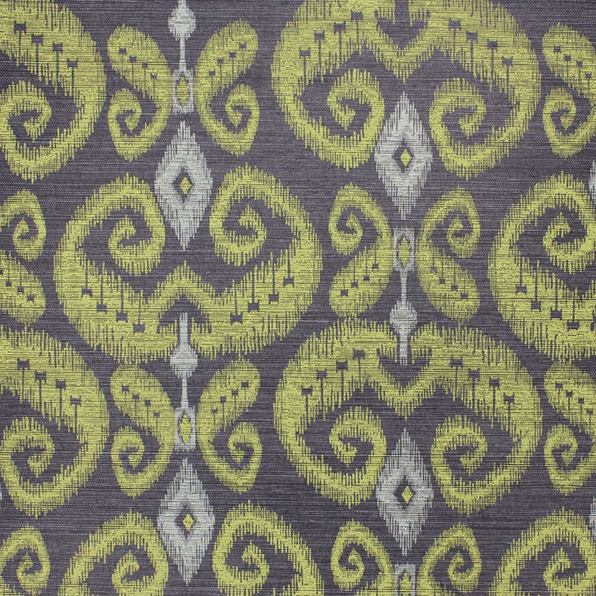 White and Lime on Manila Hemp