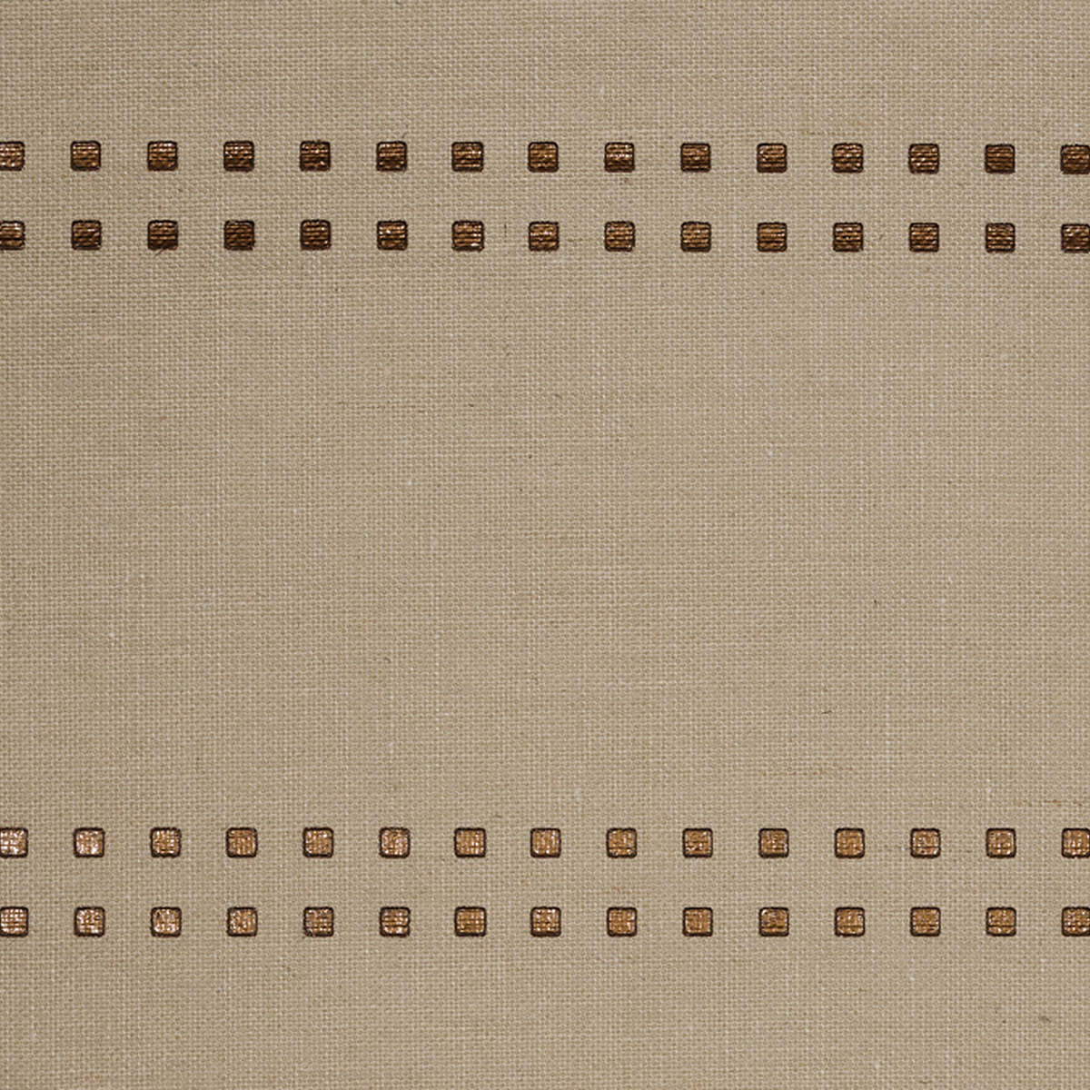 Horizontal Bronze on Burlap Jute