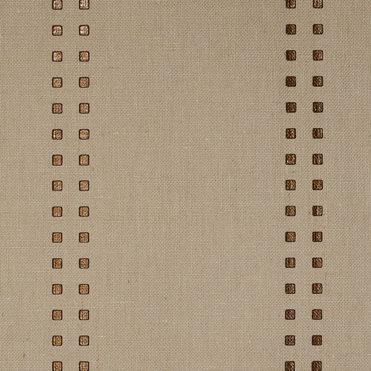 Vertical Bronze on Burlap Jute