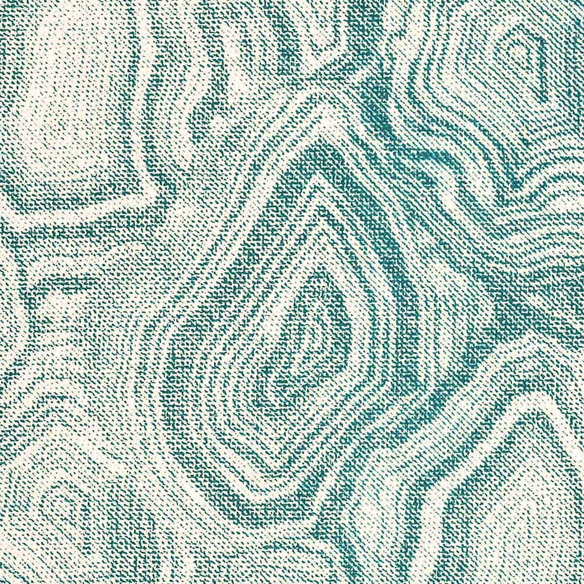 Teal on Japanese Paper Weave