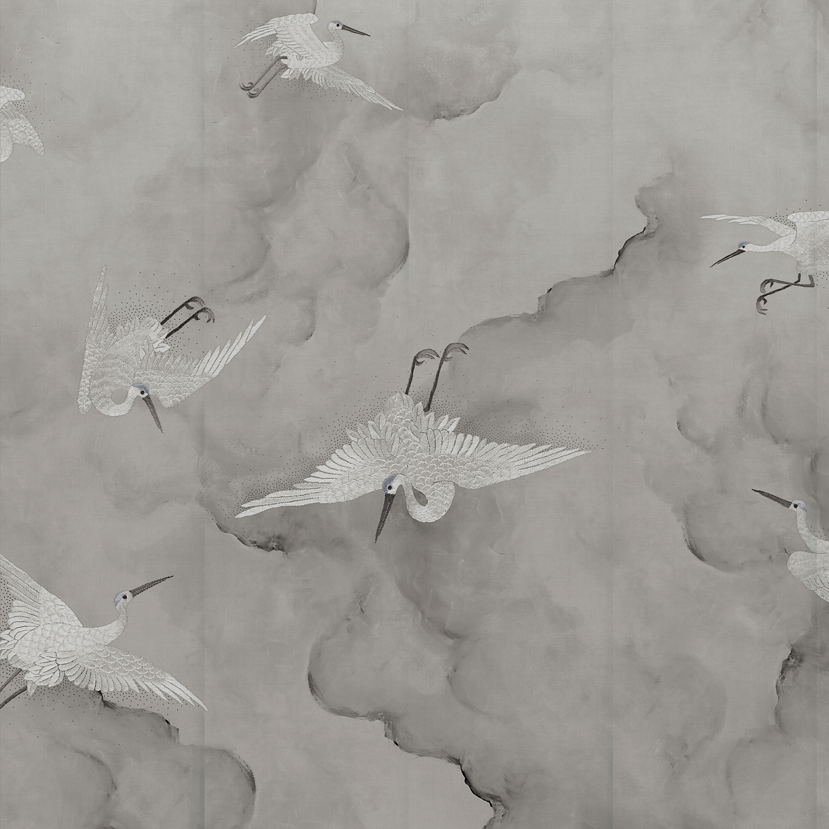 Flight — Sandhill on Canvas Linen