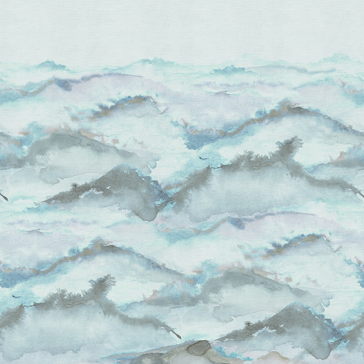 Beyond — Blue Vista on Japanese Paper Weave