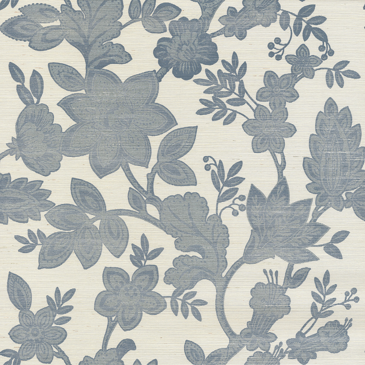 Smokey Blue on Manila Hemp