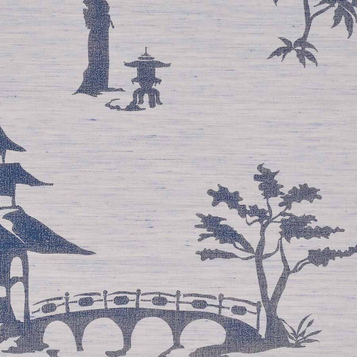 Navy on Canvas Linen
