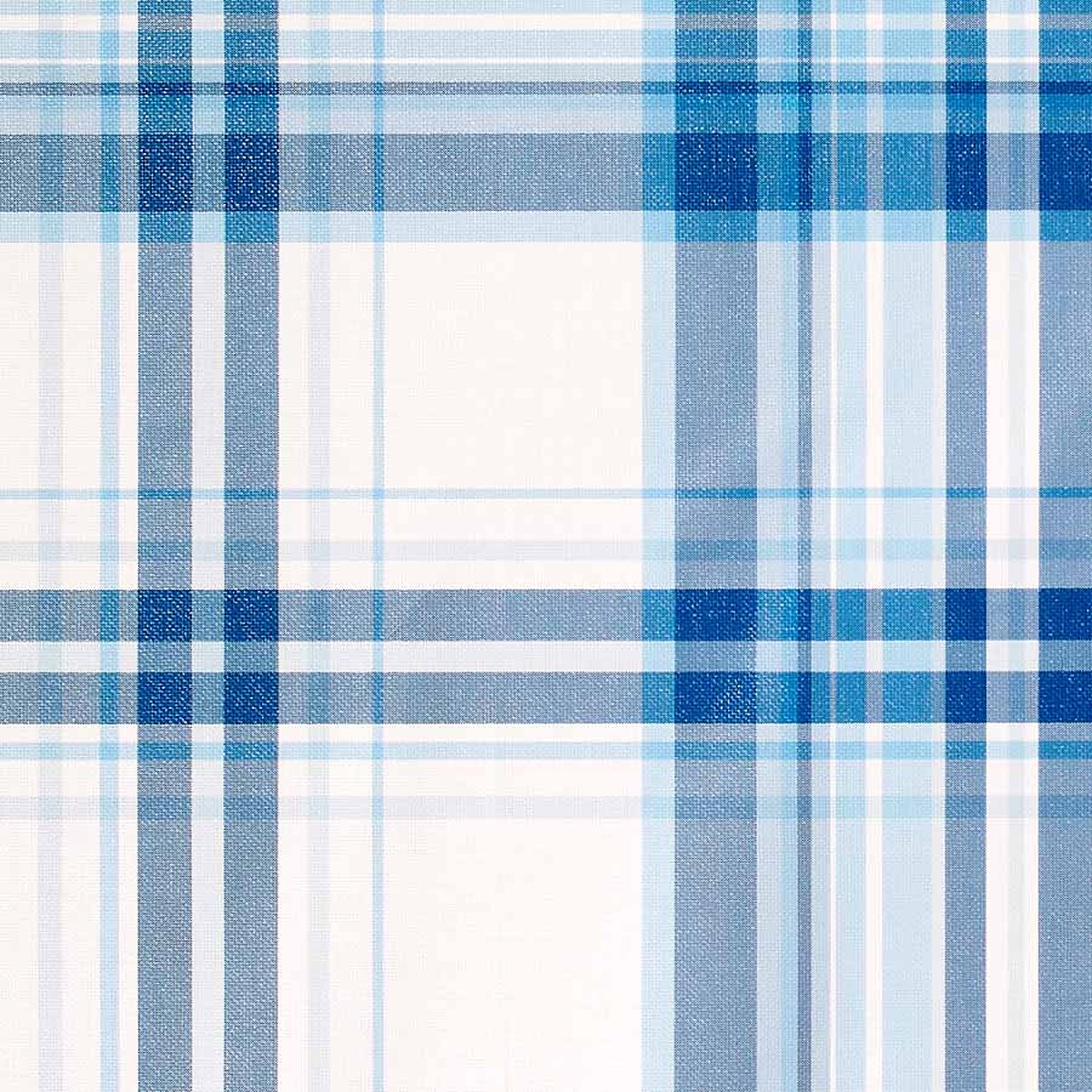 Preppy Plaid — Nantucket Blue on Japanese Paper Weave