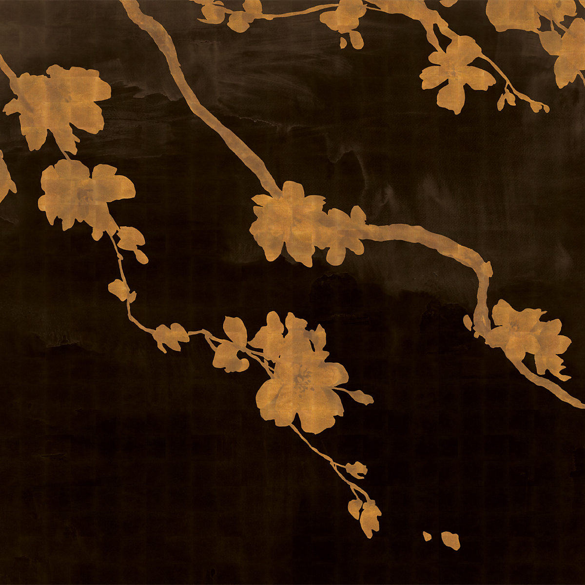 Energized Ember on Gilded Metallic Leaf