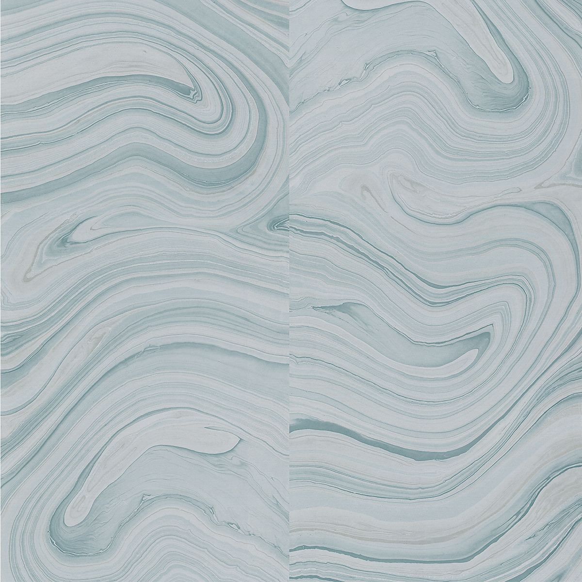 Paneled Aqua on Manila Hemp
