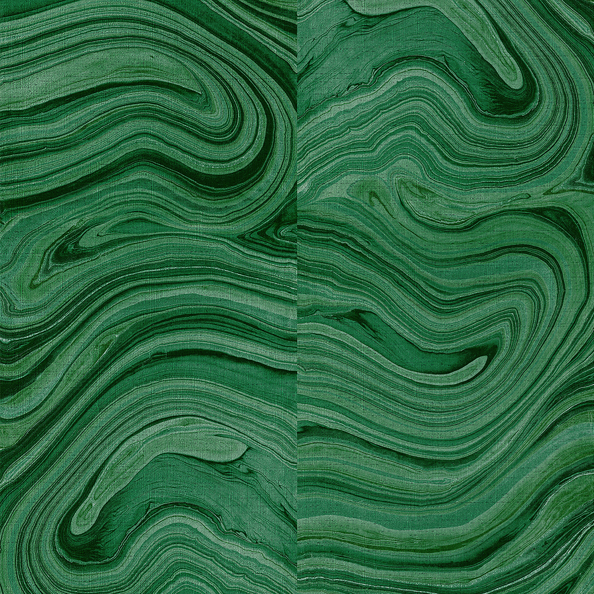 Paneled Green on Vinyl Abaca