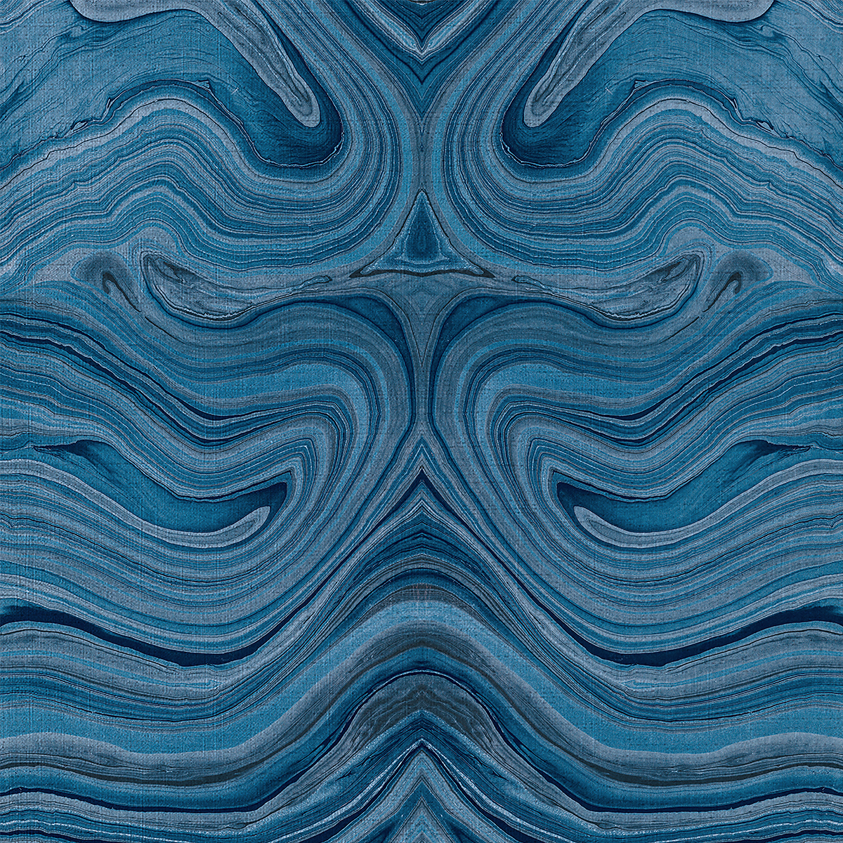 Bookmatched Blue on Vinyl Abaca
