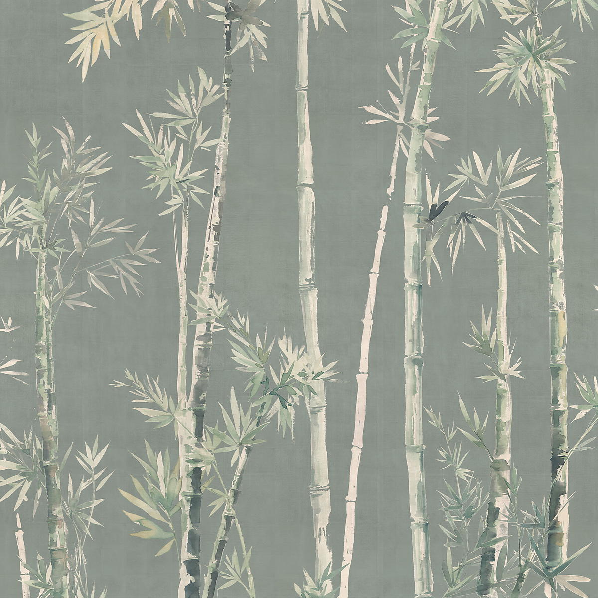 Clover Green on Gilded Metallic Leaf