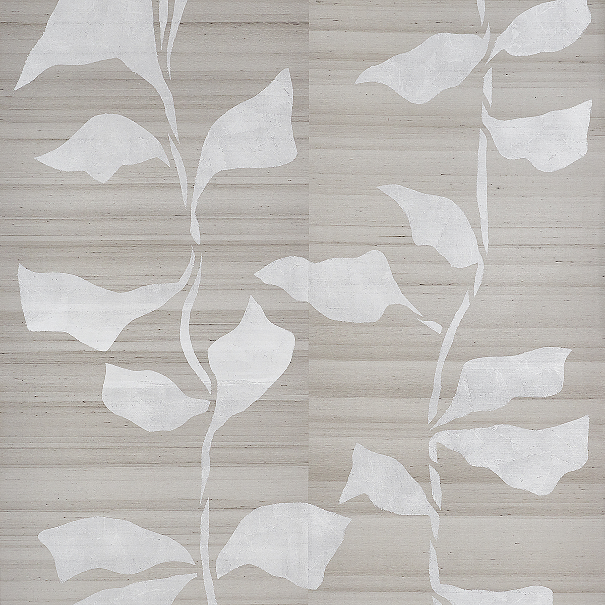 Silver on Star Dust Silk