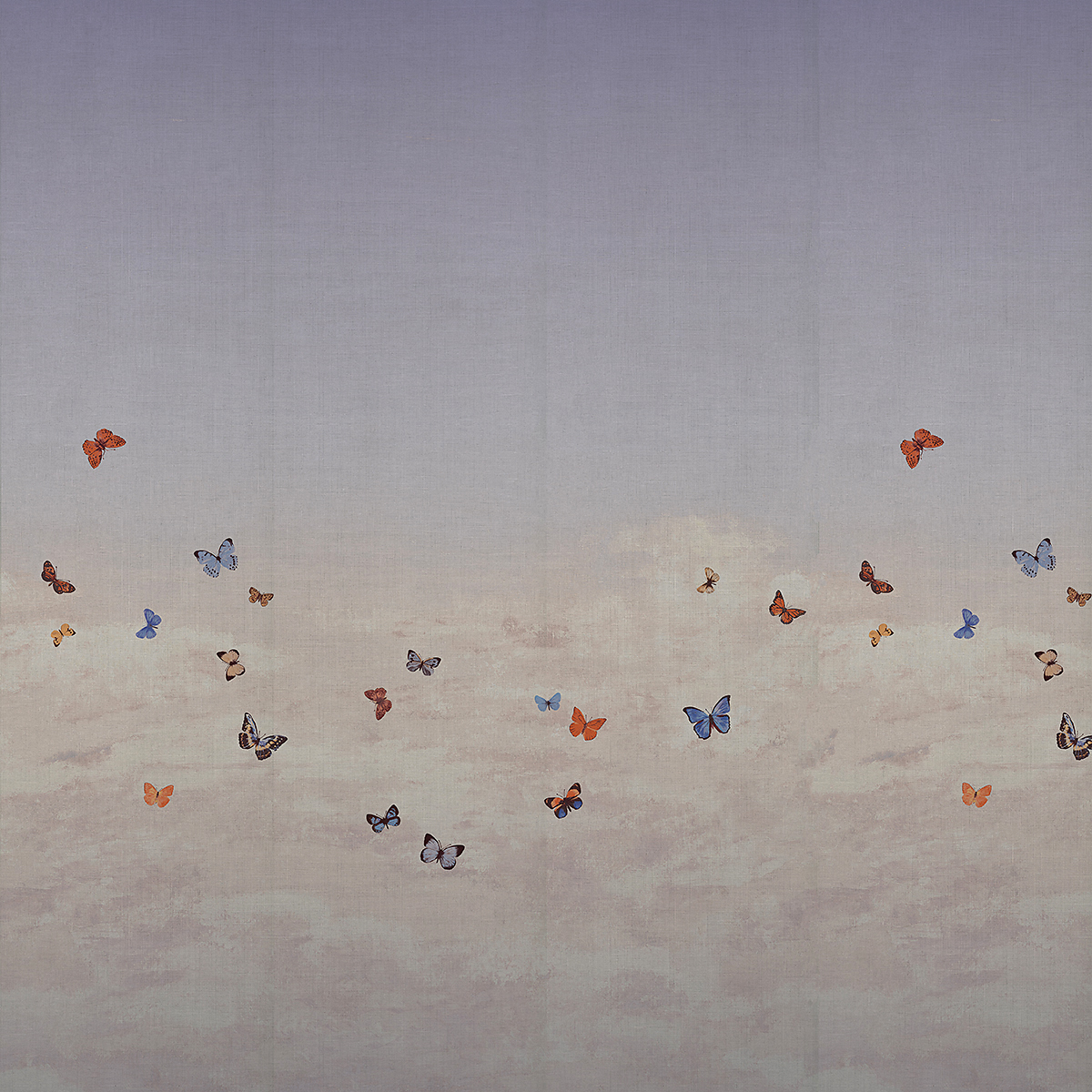 Painted Lady on Canvas Linen