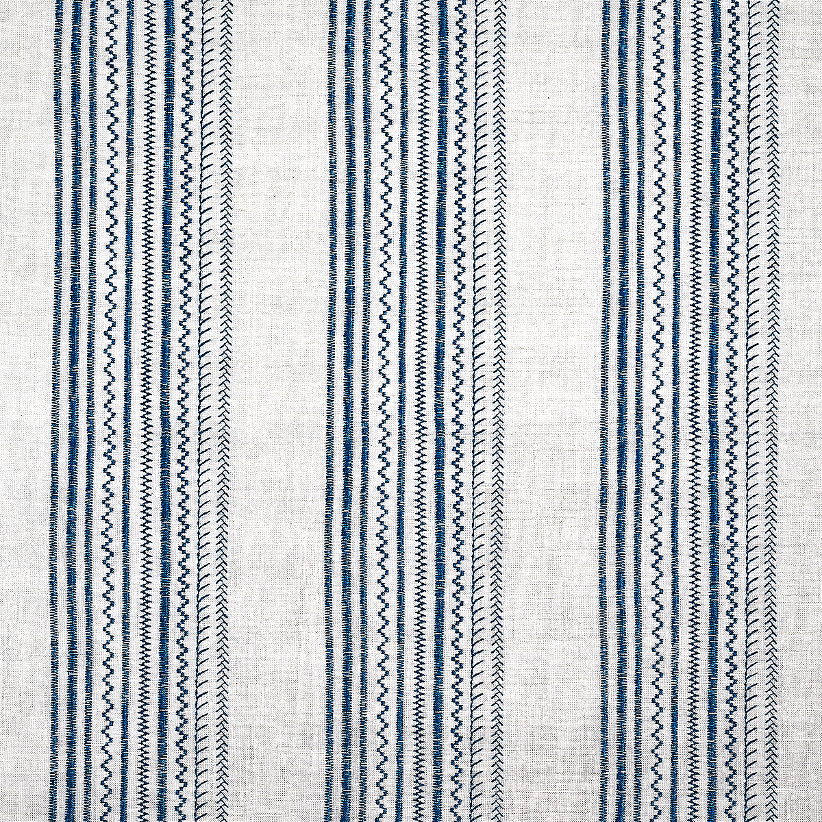 Cobalt Crew on Canvas Linen