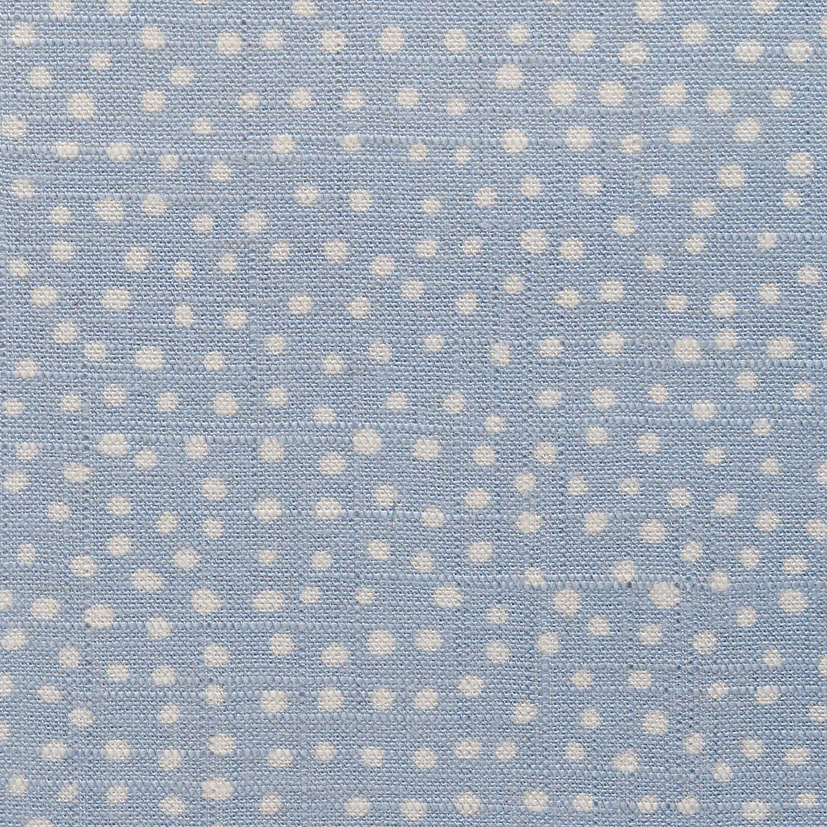 Periwinkle with White on Canvas Linen