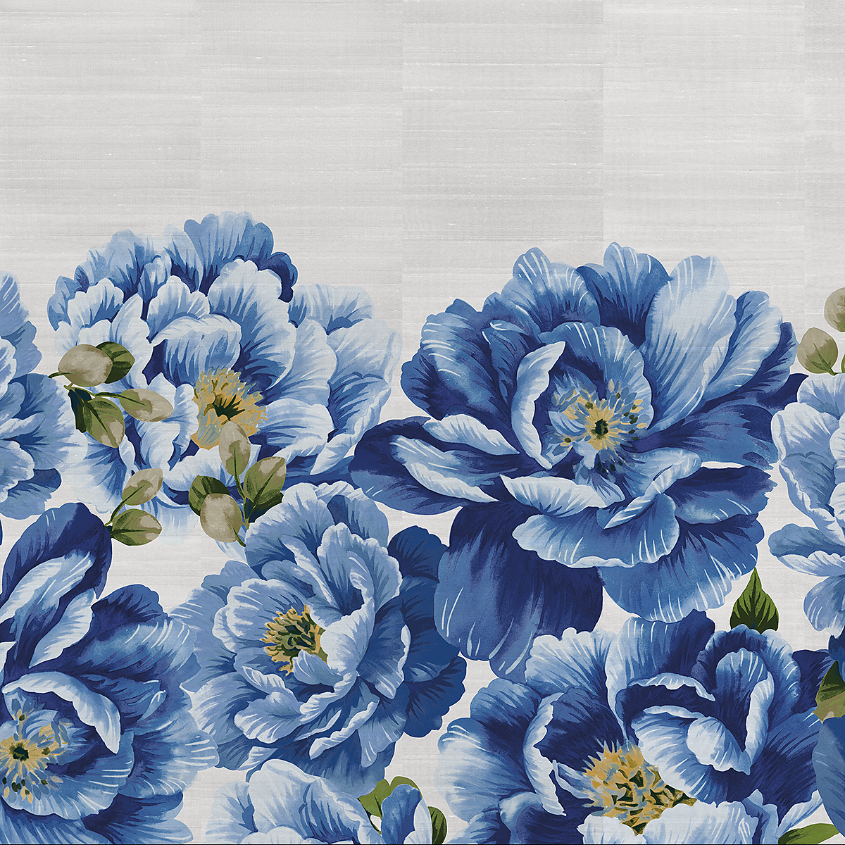 Periwinkle on Star Dust Silk