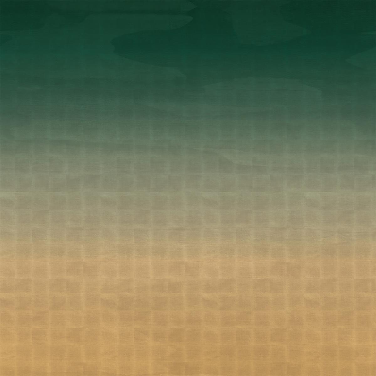 Gilded Emerald on Gilded Metallic Leaf