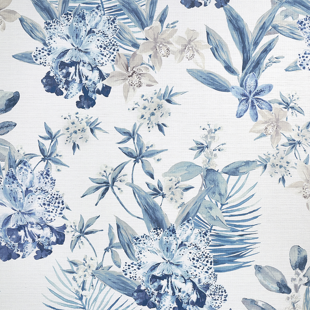 Malibu Blue on Woven Walls