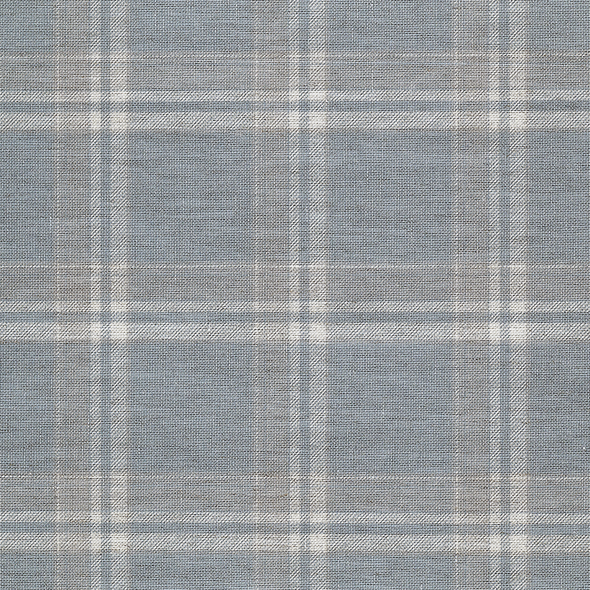 Beige and Light Blue on Canvas Linen