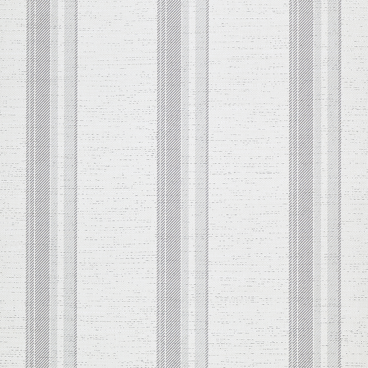 Prairie Stripe — Grey and White on Vinyl Abaca