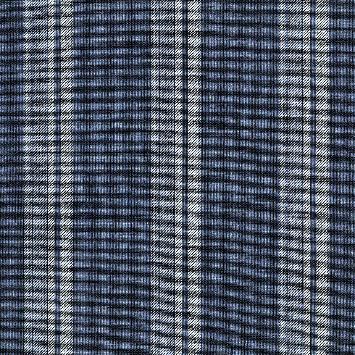 White and Navy on Canvas Linen