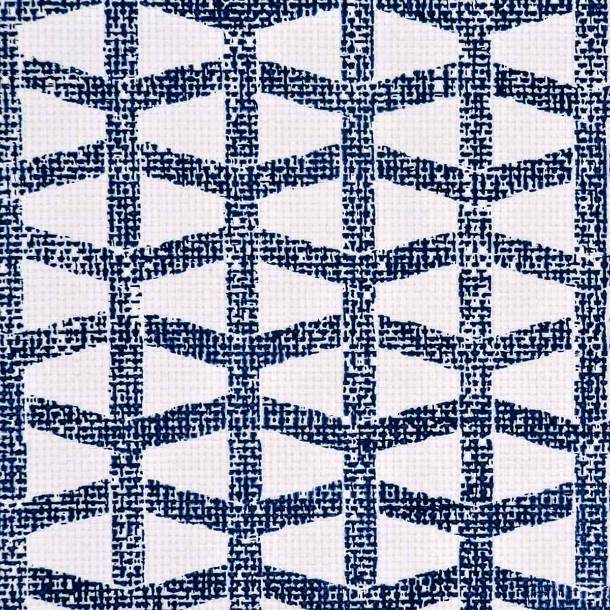 Lattice — Navy on Japanese Paper Weave