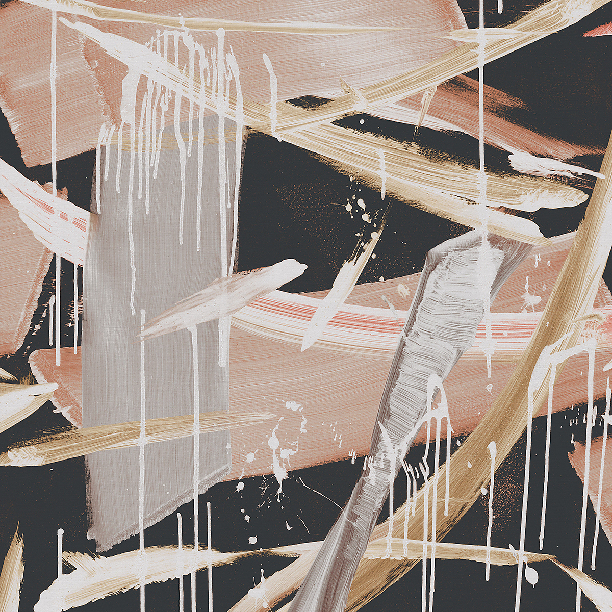 Touch of Blush on Vinyl Canvas