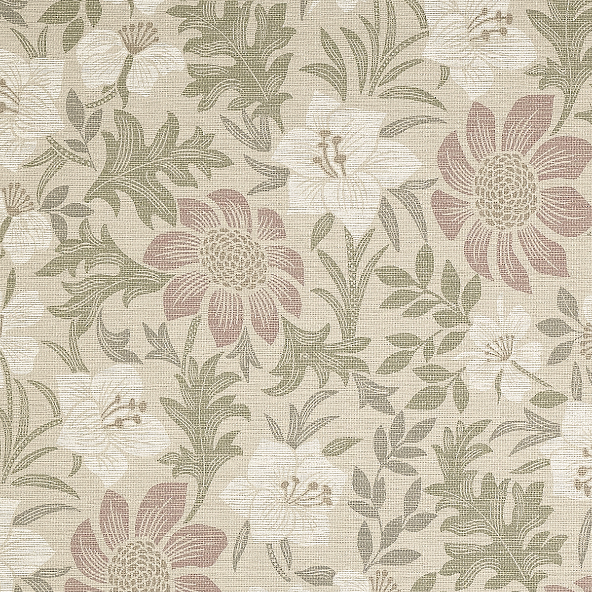 Rosette on Woven Walls