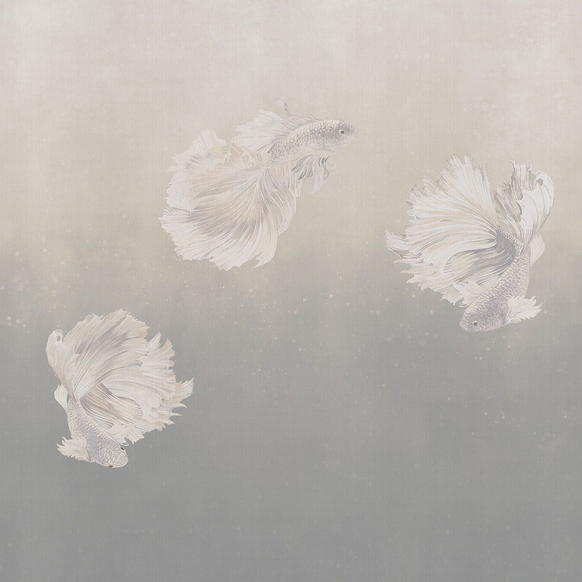 Afloat — Opaque Greige on Vinyl Iberian Linen