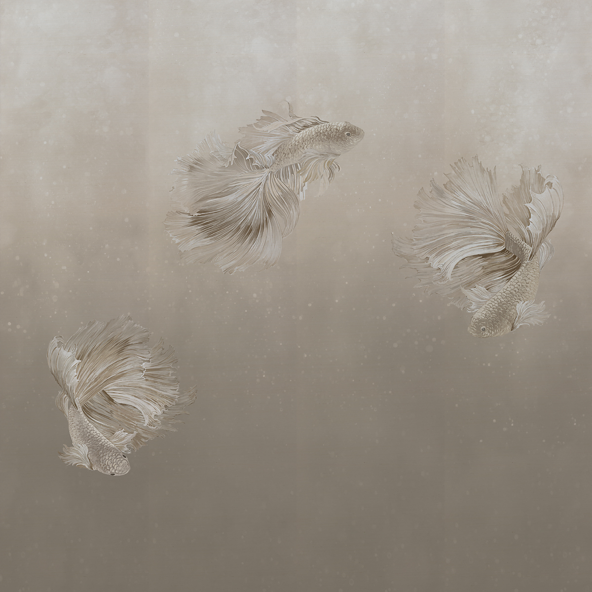 Ghost Taupe on Glam Grass
