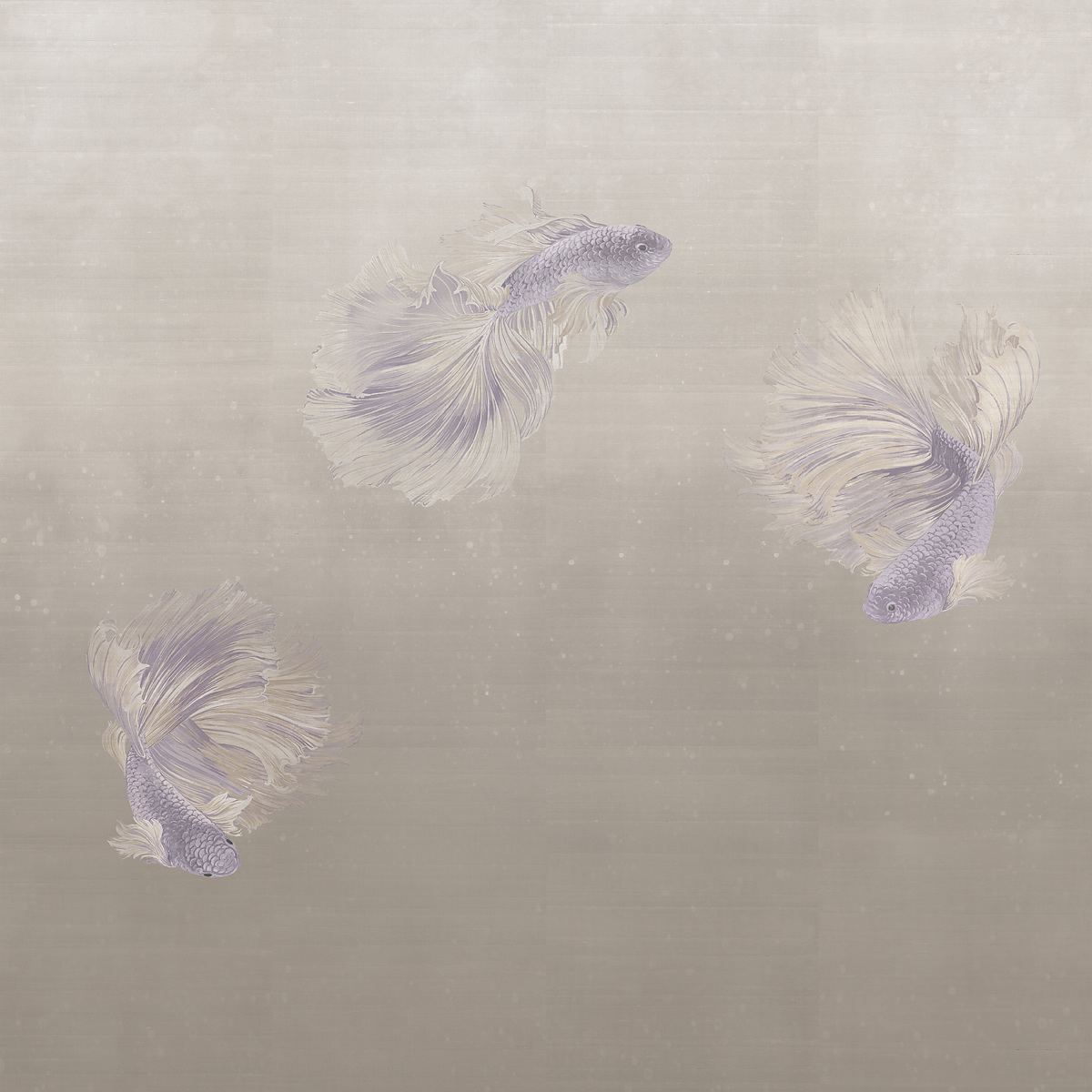 Lavish Lavender on Star Dust Silk