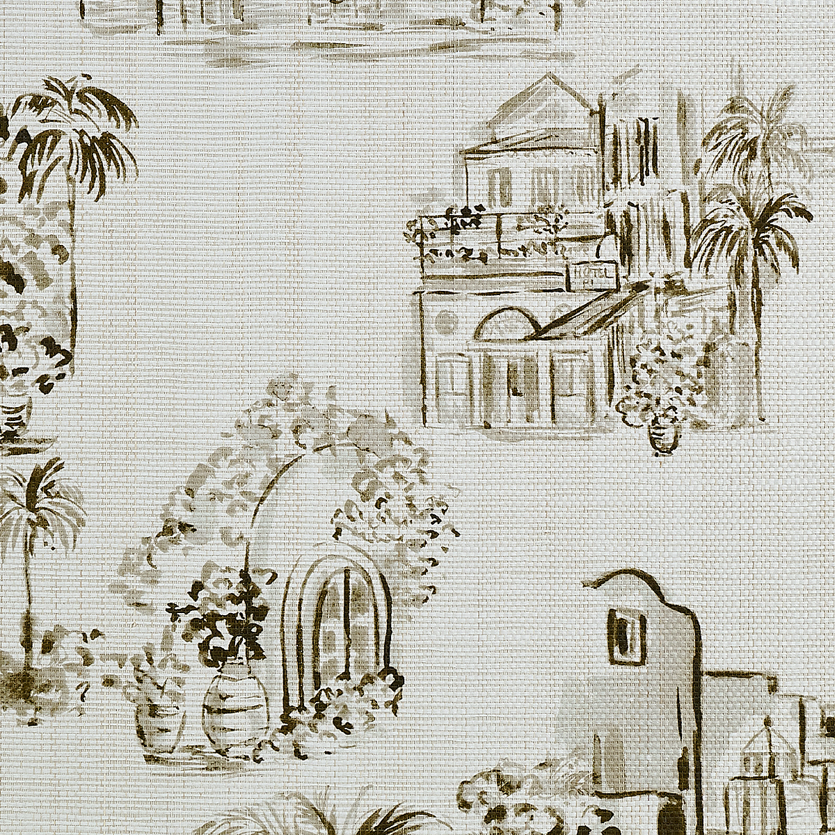 Toulouse Toile — Saharan Sands on Tranquil Weave