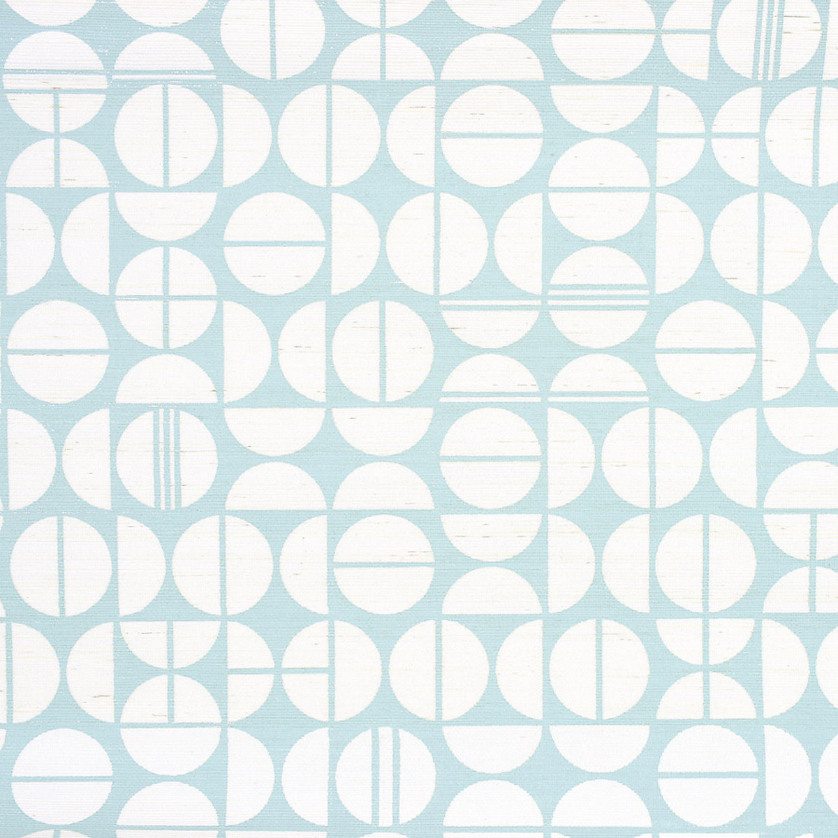 Modern Moon — Serene Blue on Manila Hemp