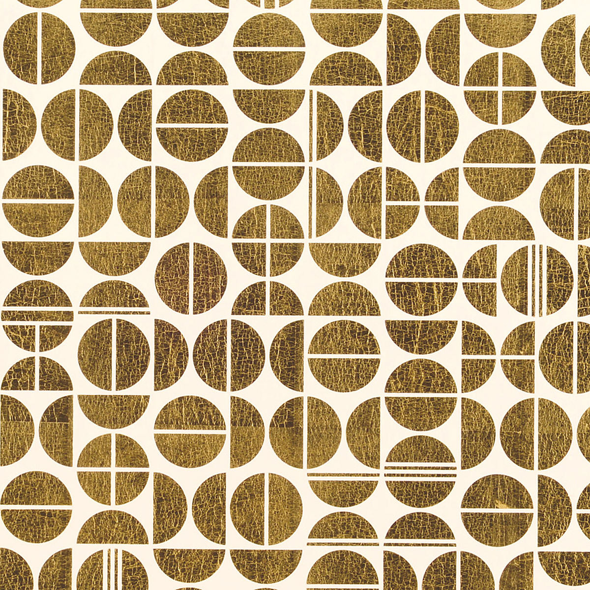 Champagne Dreams on Gilded Metallic Leaf