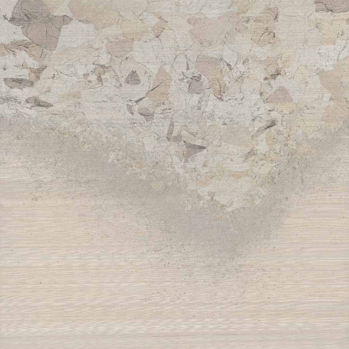 Pewter on Silk and Abaca