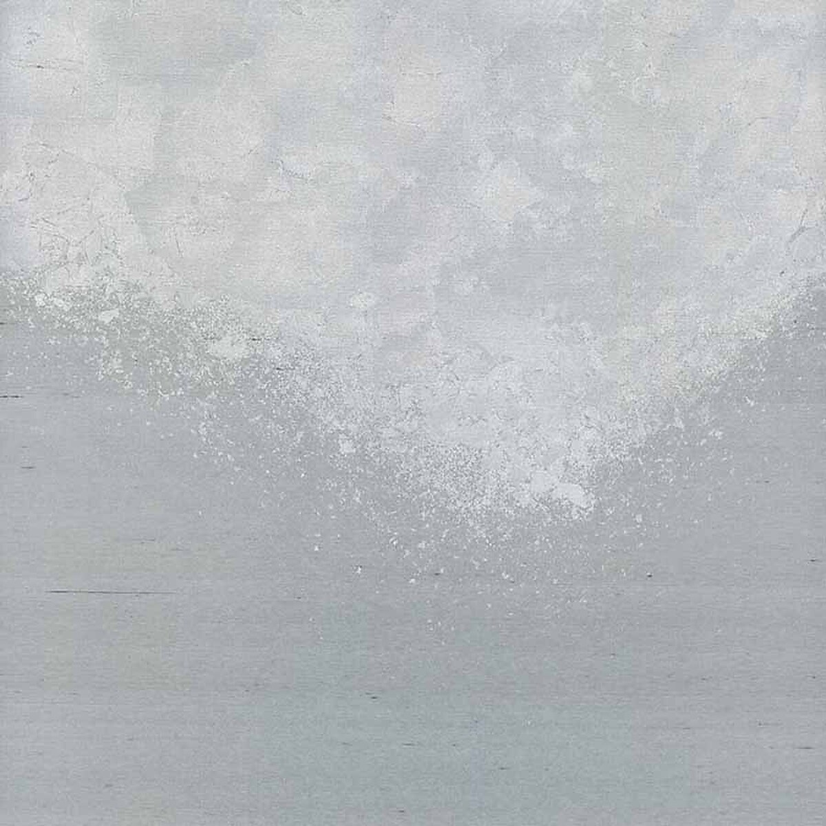 Metallic Ombre — Silver on Star Dust Silk