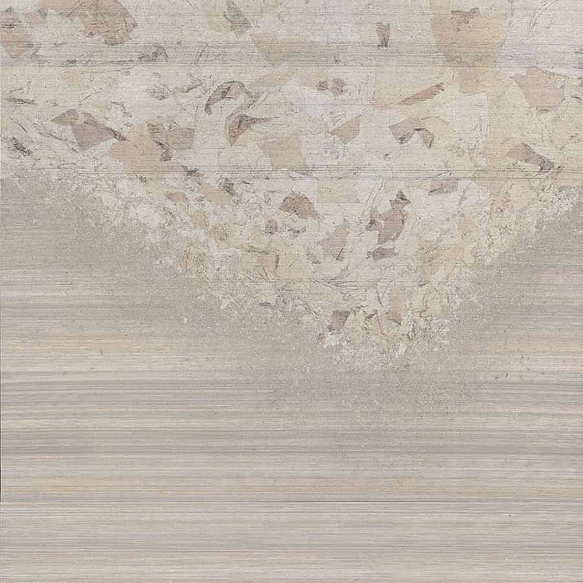 Pewter on Silk and Abaca
