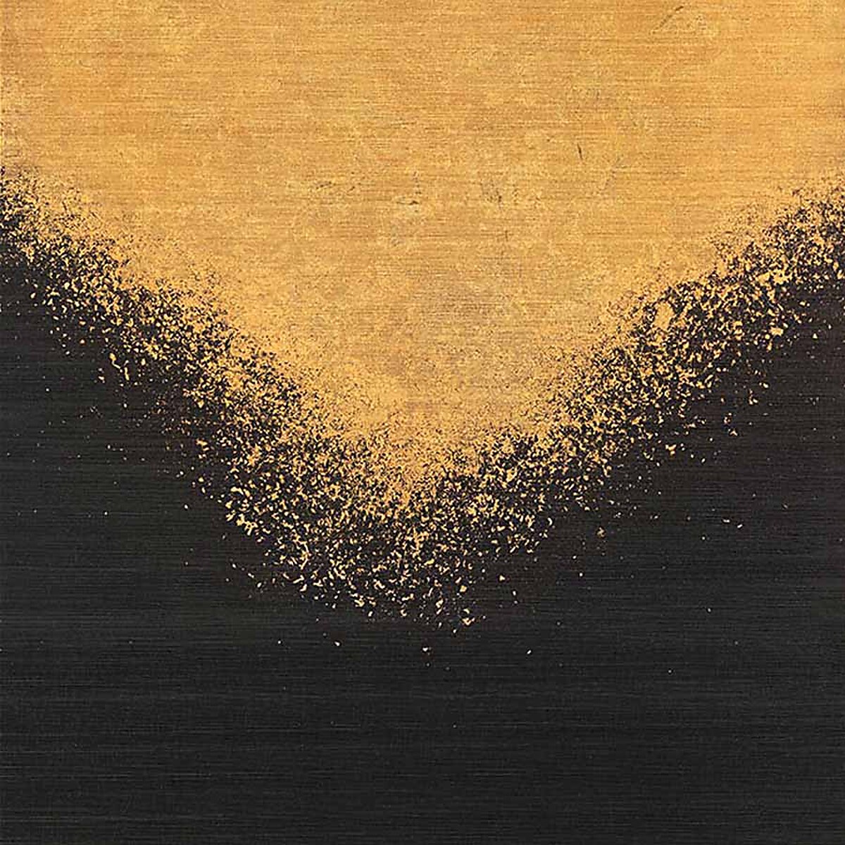 Gold on Glazed Abaca