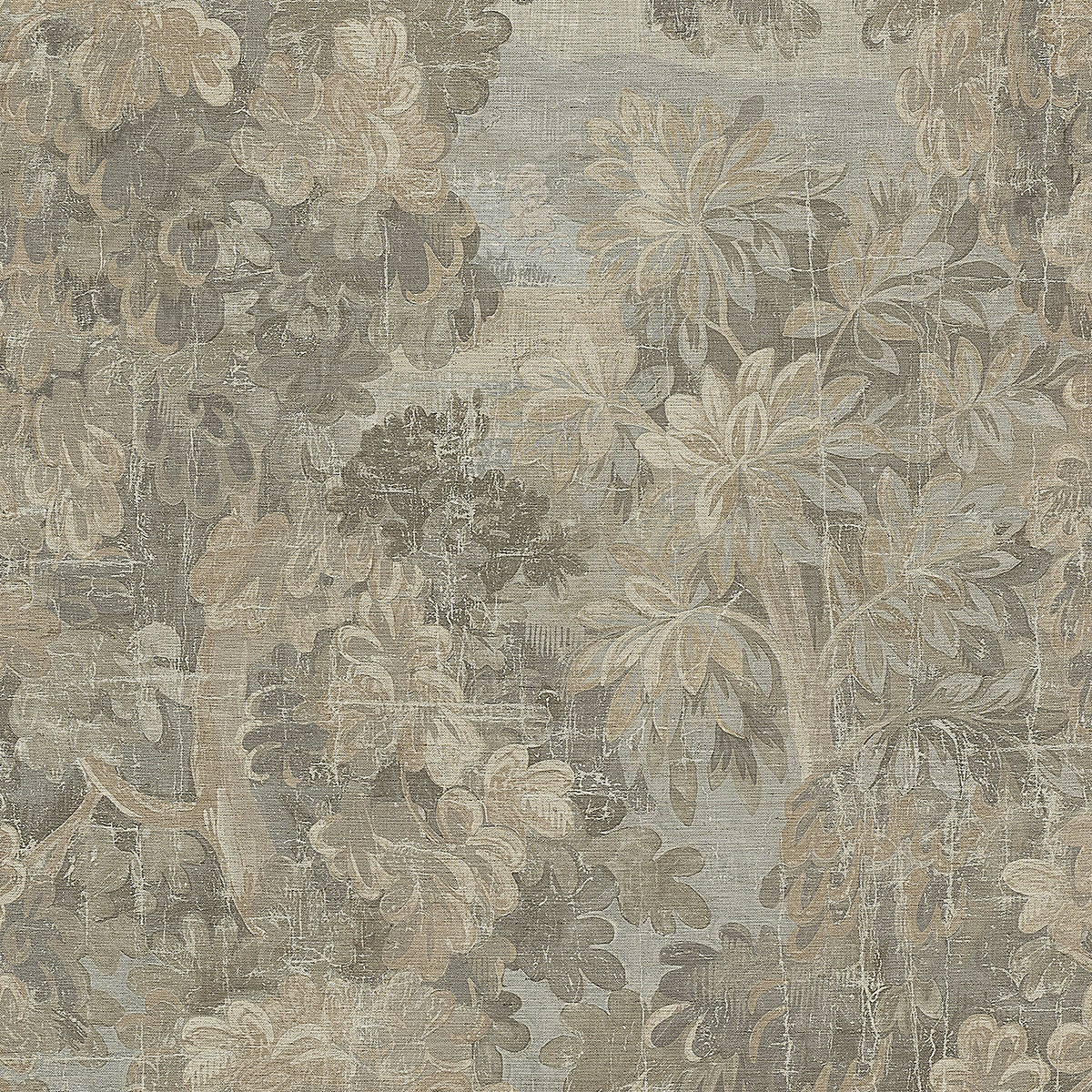 Sepia Grove on Canvas Linen