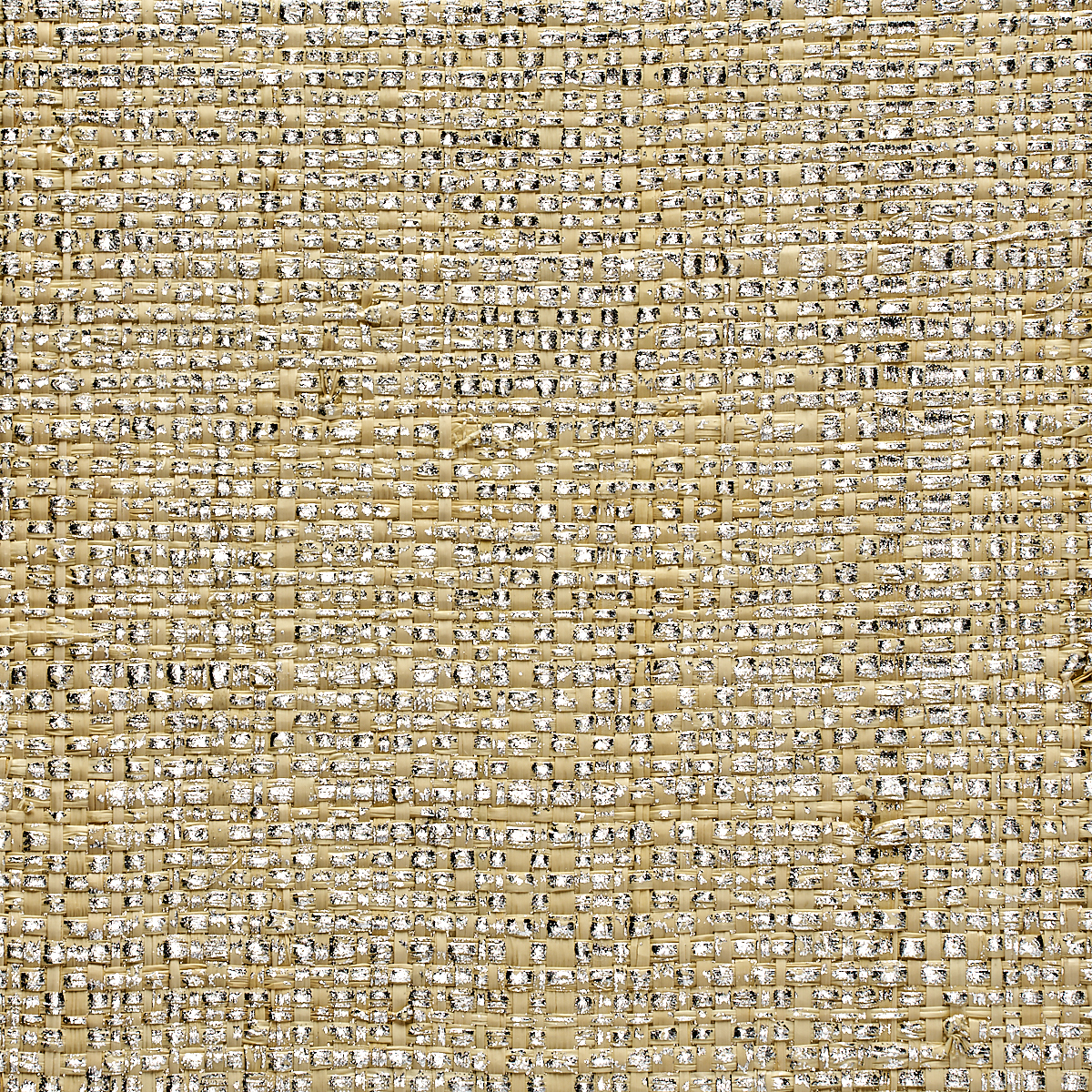 Max's Metallic Raffia — Silver