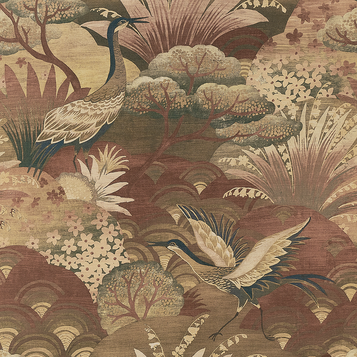 Sepia Garden on Manila Hemp