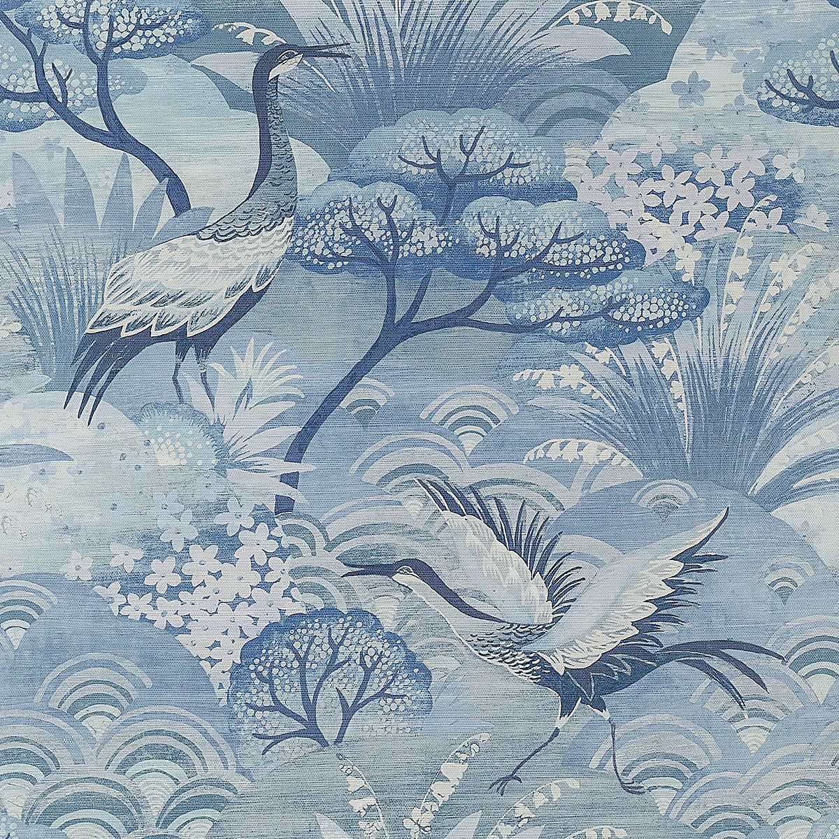 Enchanted Blues on Manila Hemp