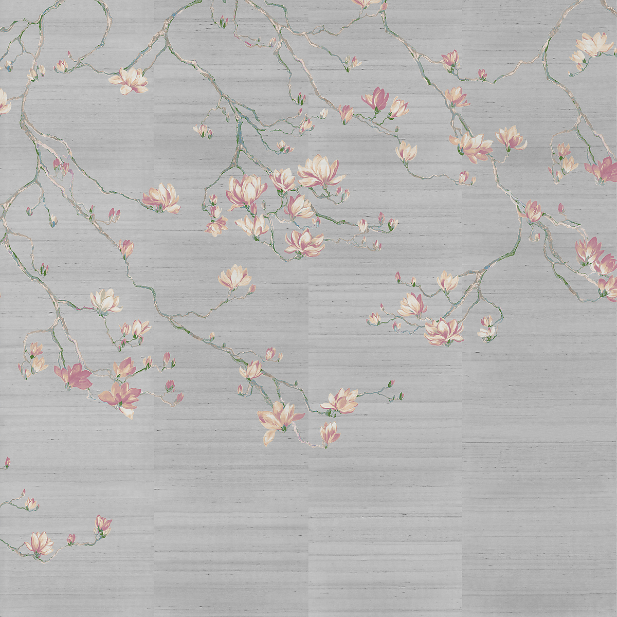Rosy Chrome on Star Dust Silk